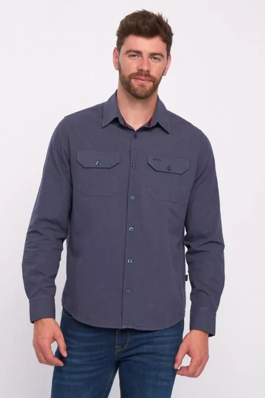 Lee Cooper - Camasa barbat cu maneca lunga regular cu buzunare