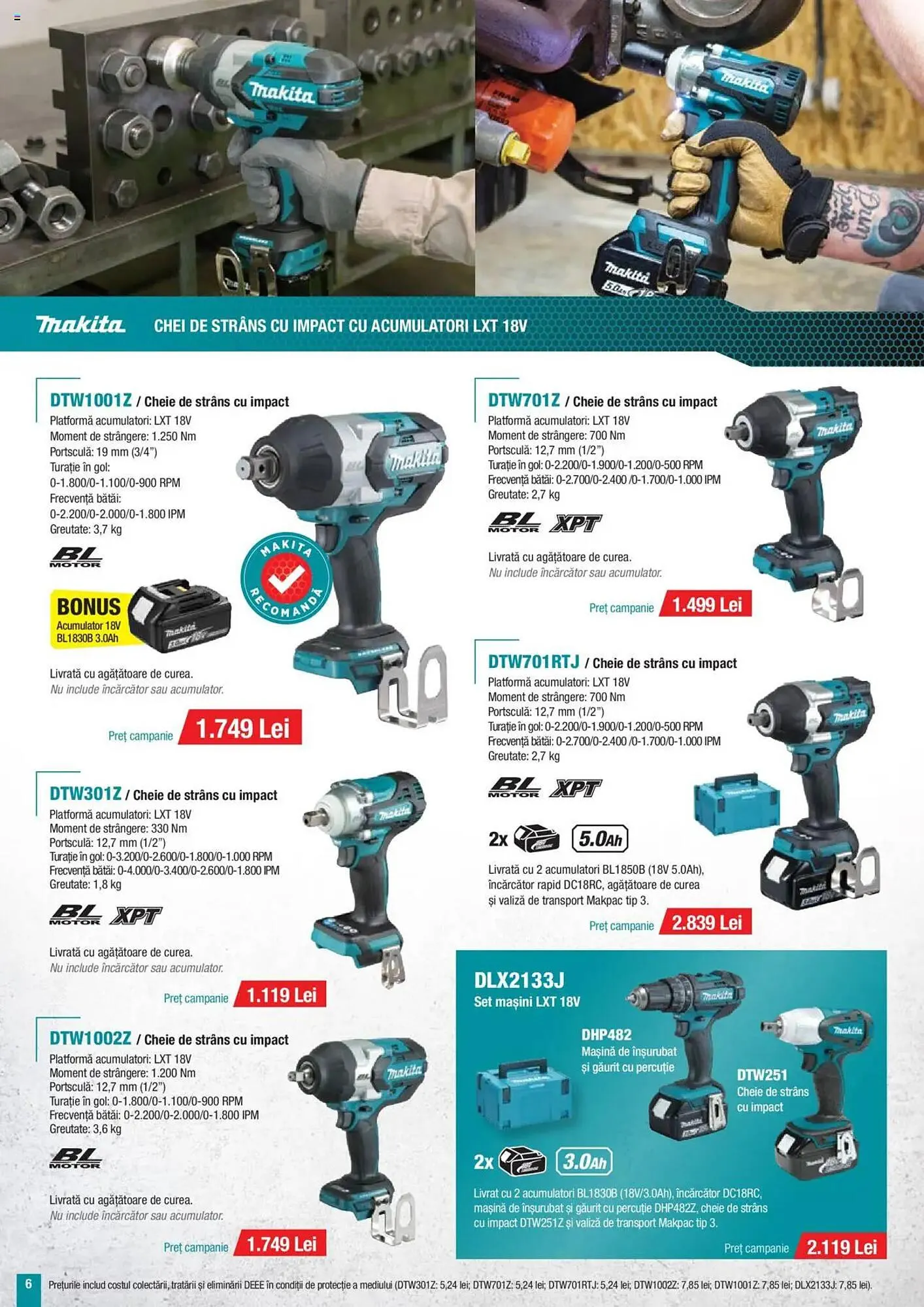 Catalog Catalog Makita de la 8 ianuarie până la 31 martie 2025 - Revista Pagina 6