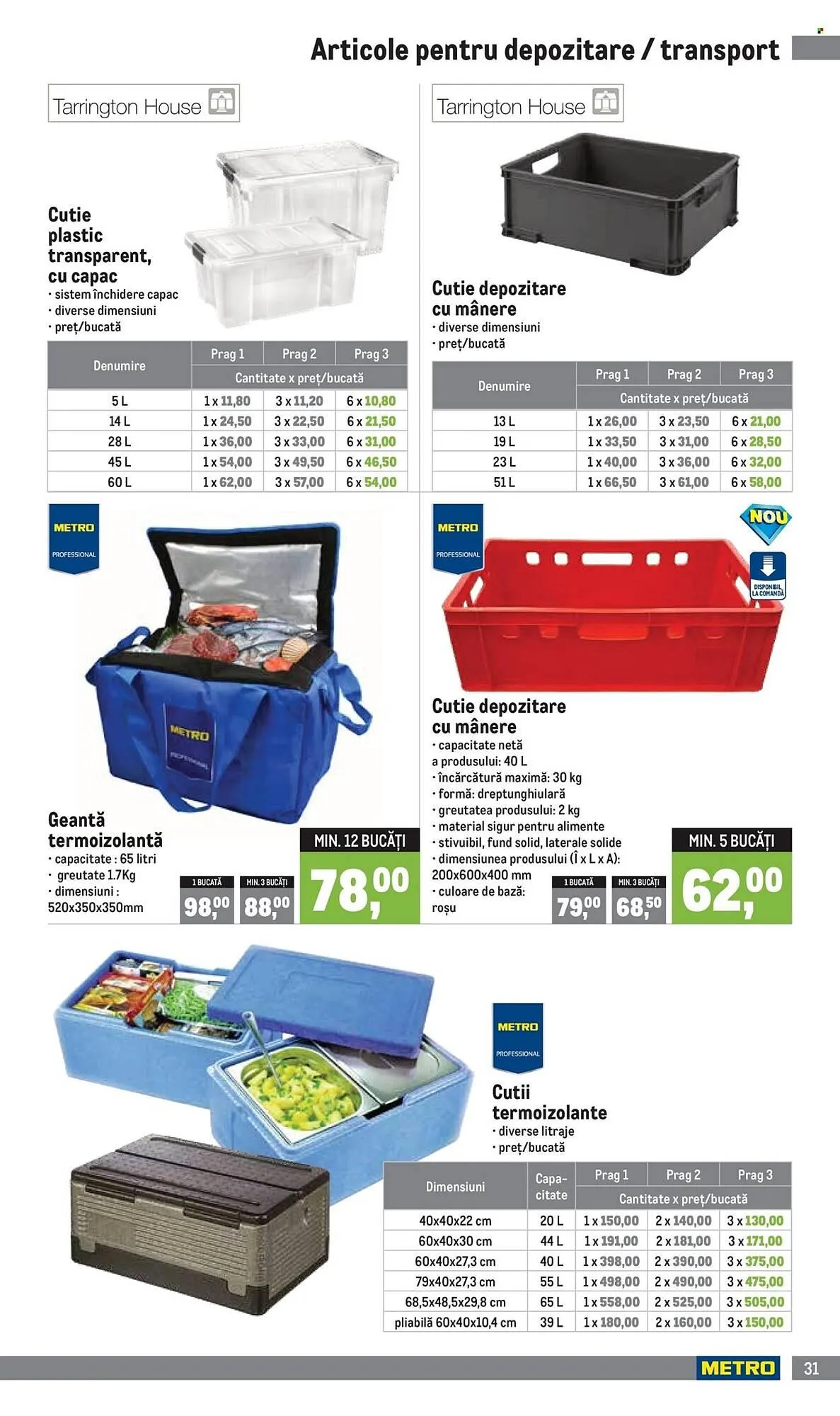 Catalog Catalog Metro de la 1 aprilie până la 30 iunie 2026 - Revista Pagina 31