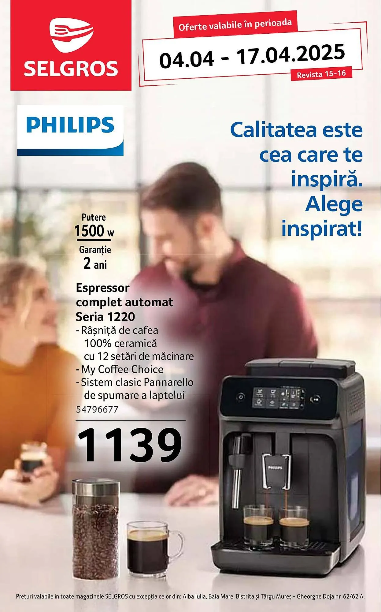 Catalog Catalog Selgros de la 4 aprilie până la 17 aprilie 2025 - Revista Pagina 1