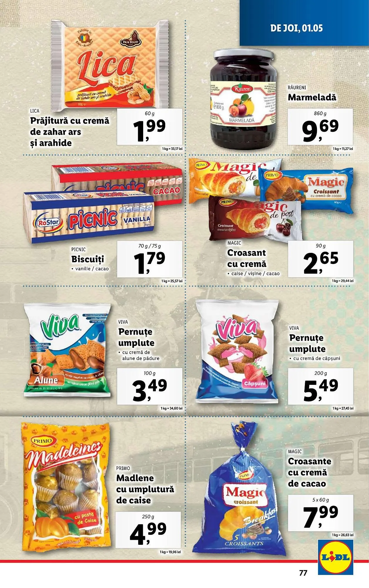 Catalog Catalog Lidl de la 22 aprilie până la 27 aprilie 2025 - Revista Pagina 77