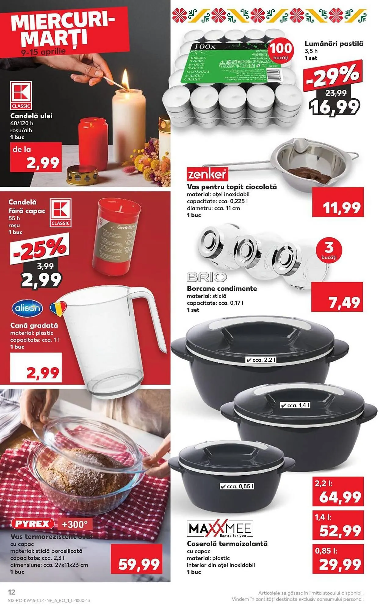 Catalog Catalog Kaufland de la 6 aprilie până la 15 aprilie 2025 - Revista Pagina 12