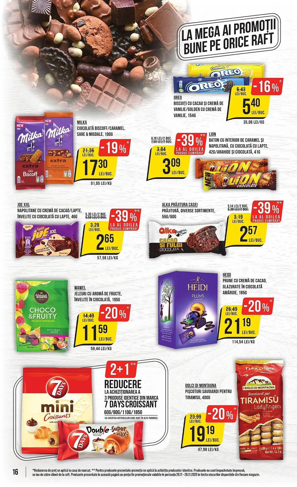 Catalog Catalog Mega Image de la 20 noiembrie până la 26 noiembrie 2025 - Revista Pagina 16