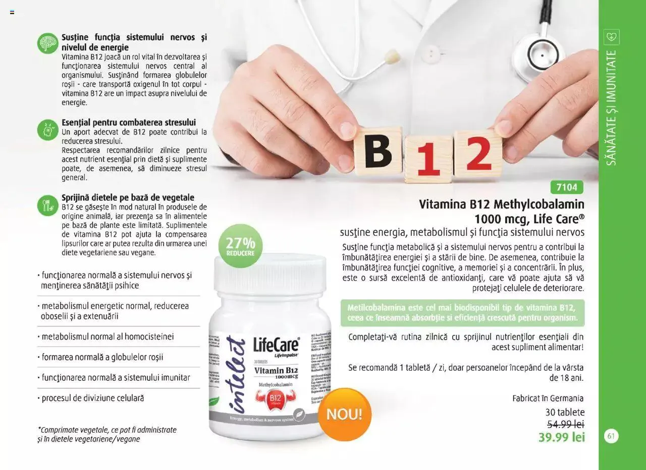 Catalog Catalog Life Care primavara-vara 2023 de la 1 martie până la 31 decembrie 2023 - Revista Pagina 63