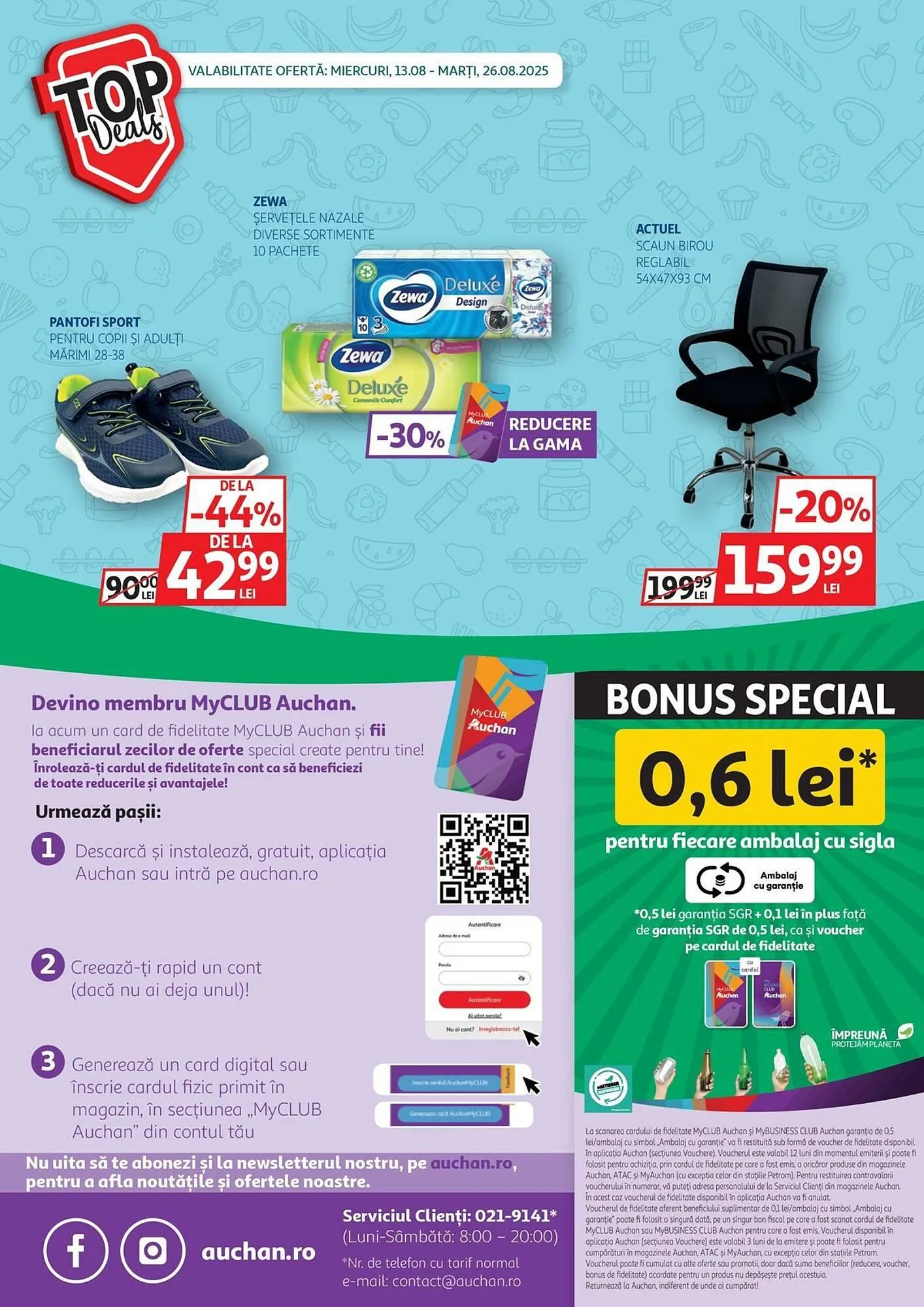 Catalog Catalog Auchan de la 13 august până la 26 august 2025 - Revista Pagina 28