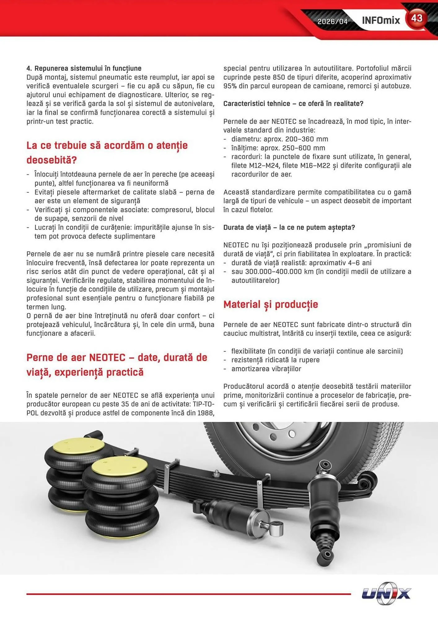 Catalog Catalog UNIX Auto de la 1 aprilie până la 30 aprilie 2026 - Revista Pagina 43