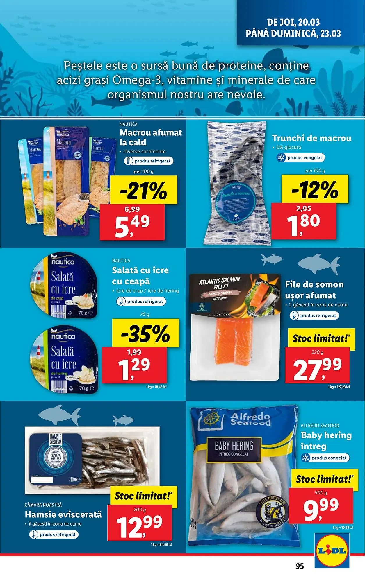 Catalog Catalog Lidl de la 17 martie până la 23 martie 2025 - Revista Pagina 95