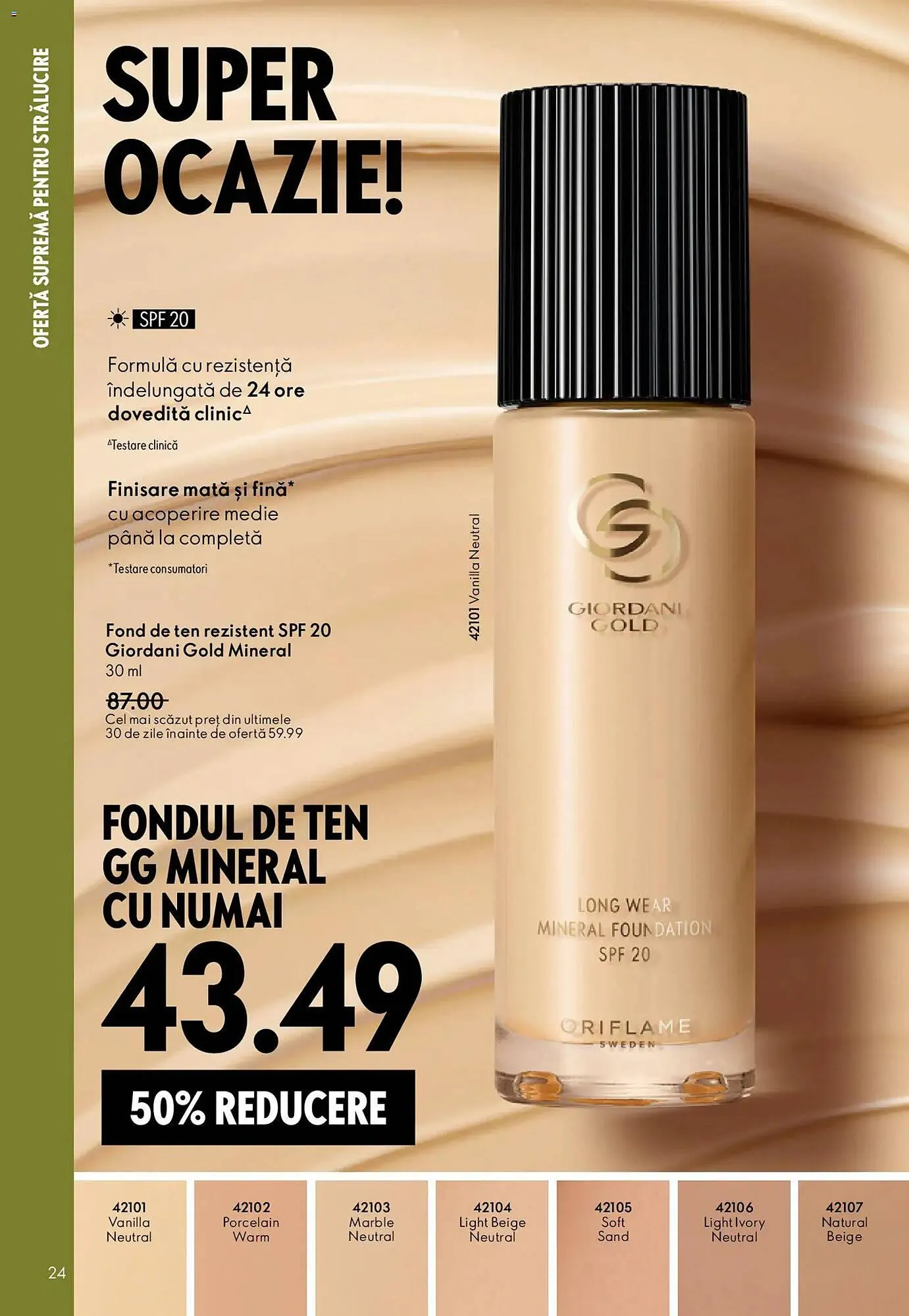 Catalog Catalog Oriflame de la 24 martie până la 14 aprilie 2026 - Revista Pagina 24