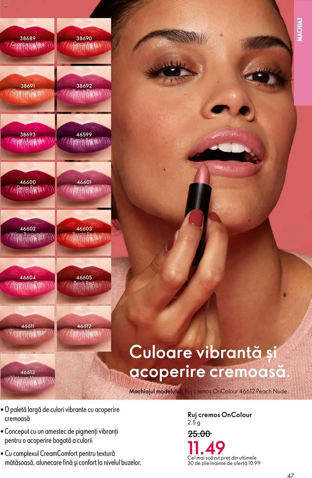 Catalog Catalog Oriflame de la 22 octombrie până la 11 noiembrie 2025 - Revista Pagina 47