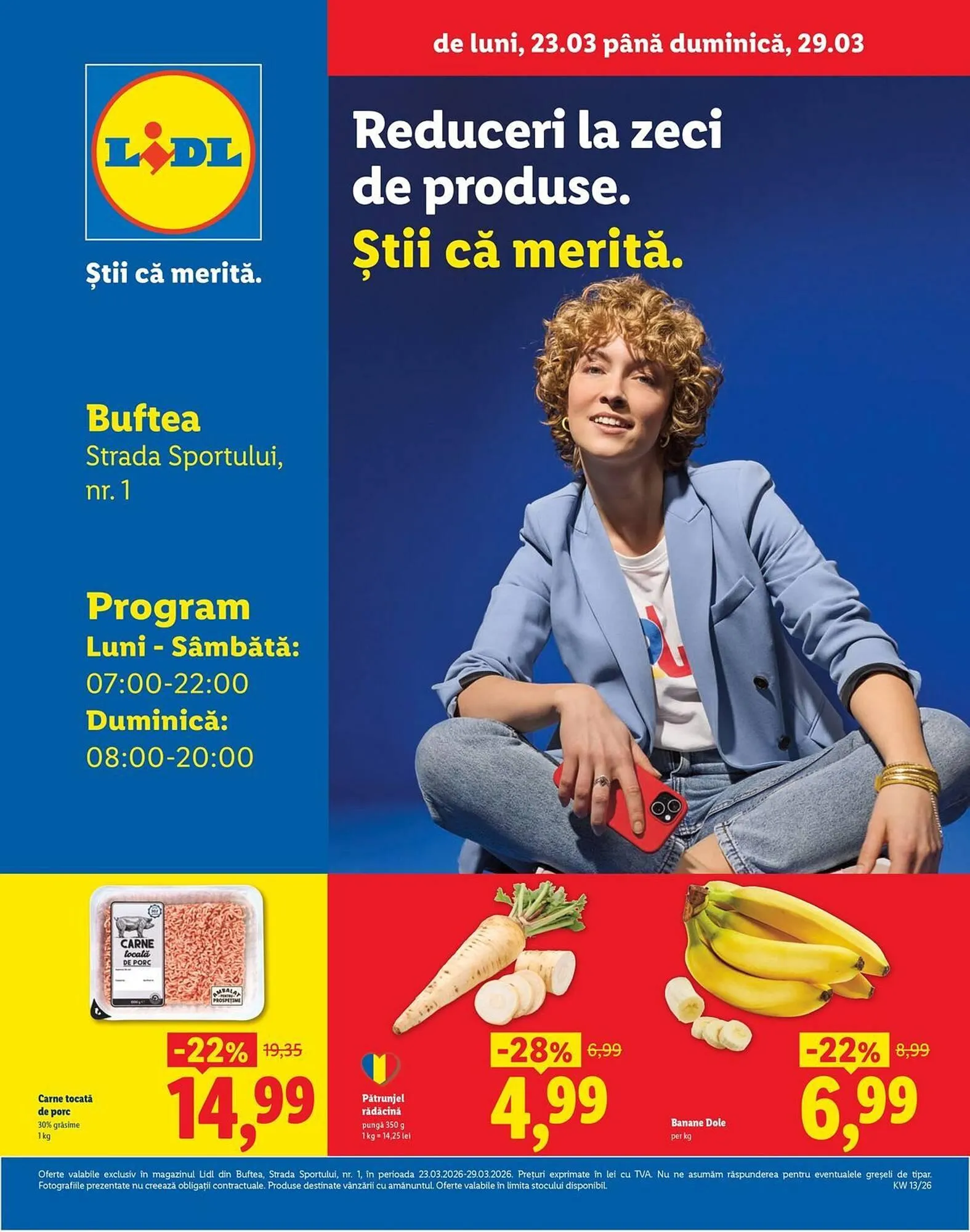 Catalog Catalog Lidl de la 23 martie până la 29 martie 2026 - Revista Pagina 1