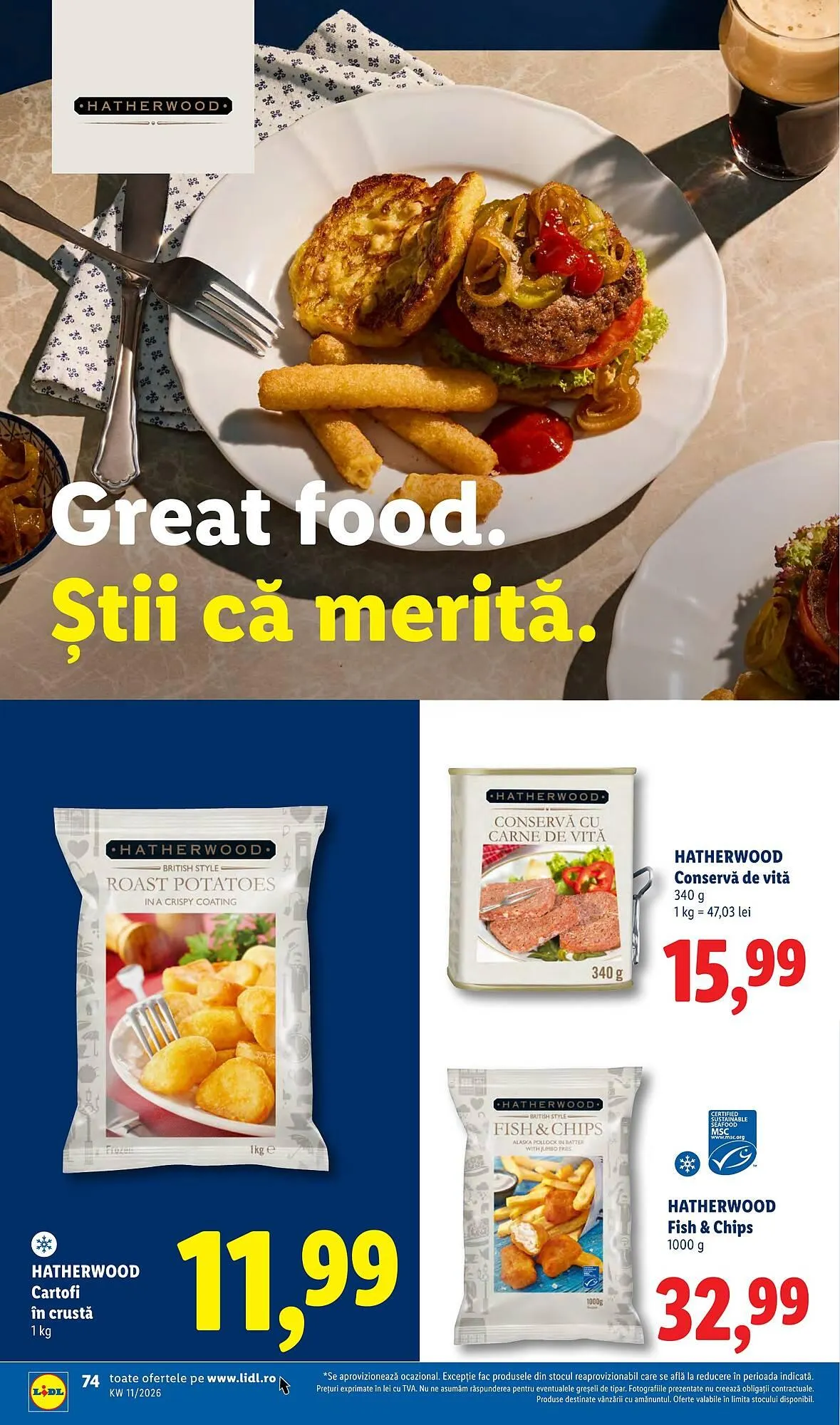 Catalog Catalog Lidl de la 9 martie până la 15 martie 2026 - Revista Pagina 74