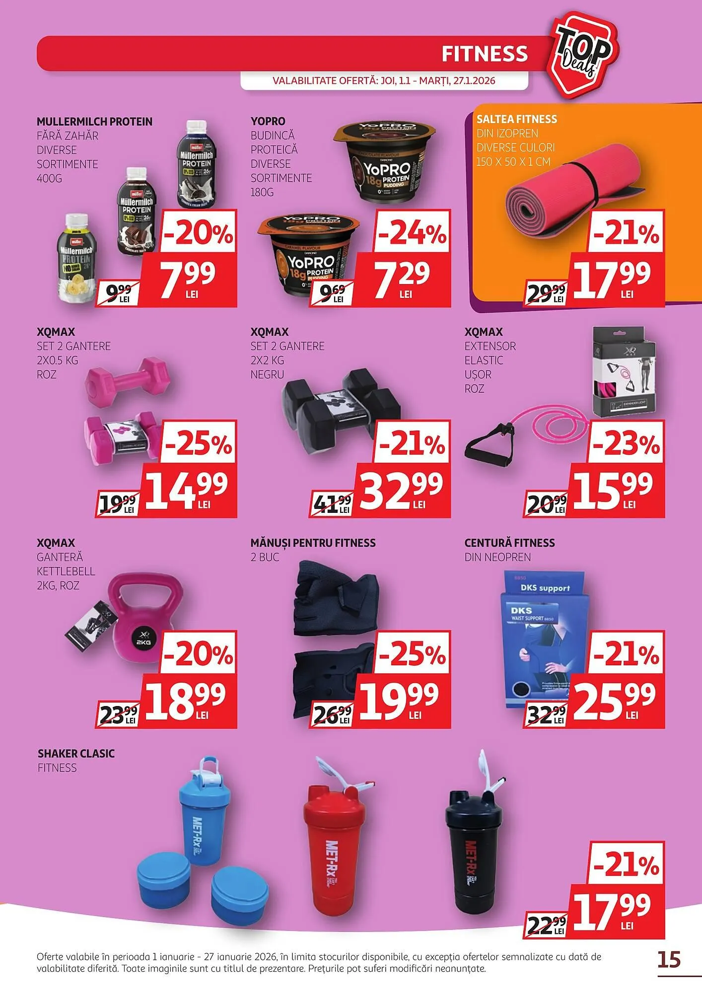 Catalog Catalog Auchan de la 1 ianuarie până la 27 ianuarie 2026 - Revista Pagina 15