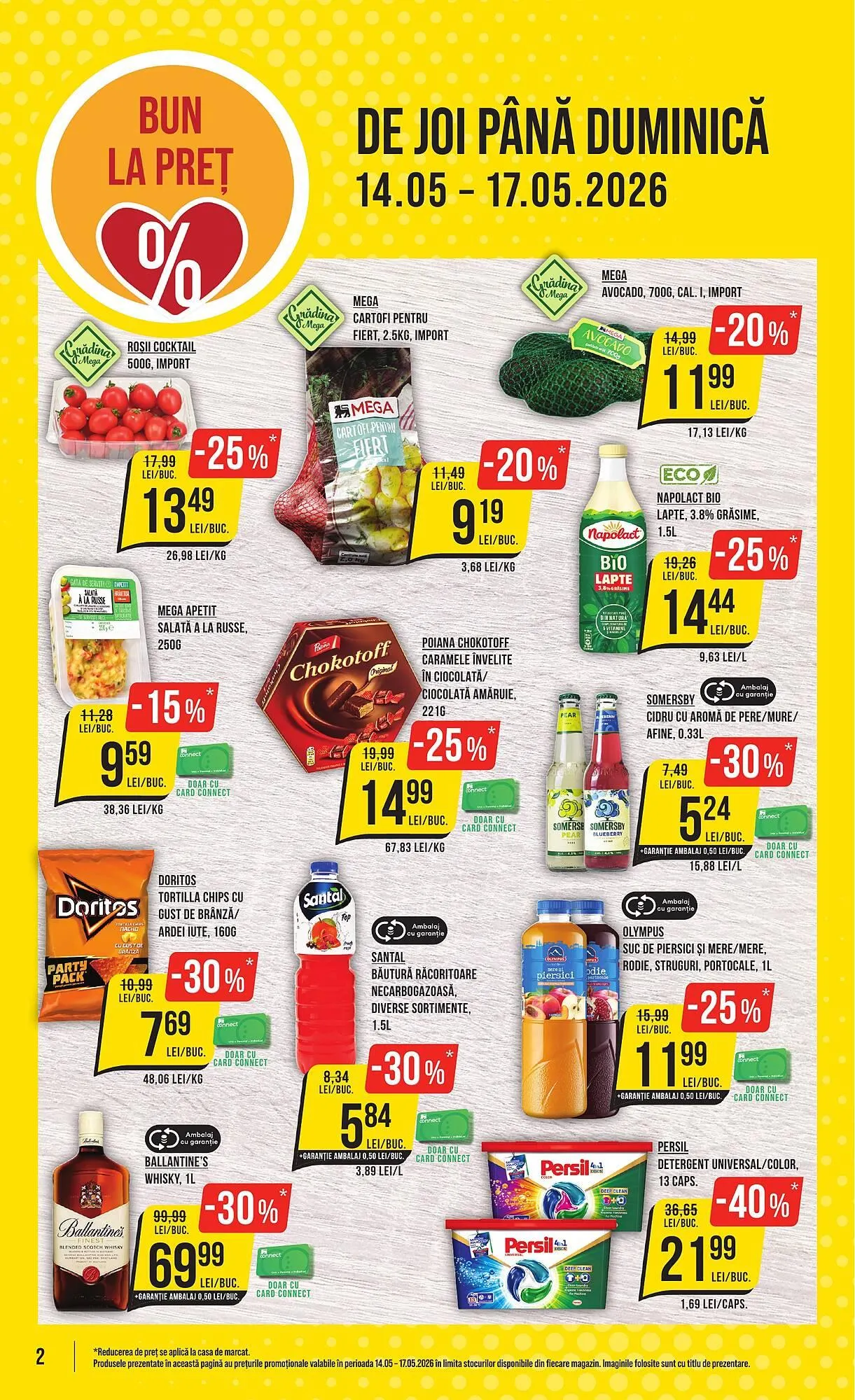Catalog Catalog Mega Image de la 14 mai până la 20 mai 2026 - Revista Pagina 2