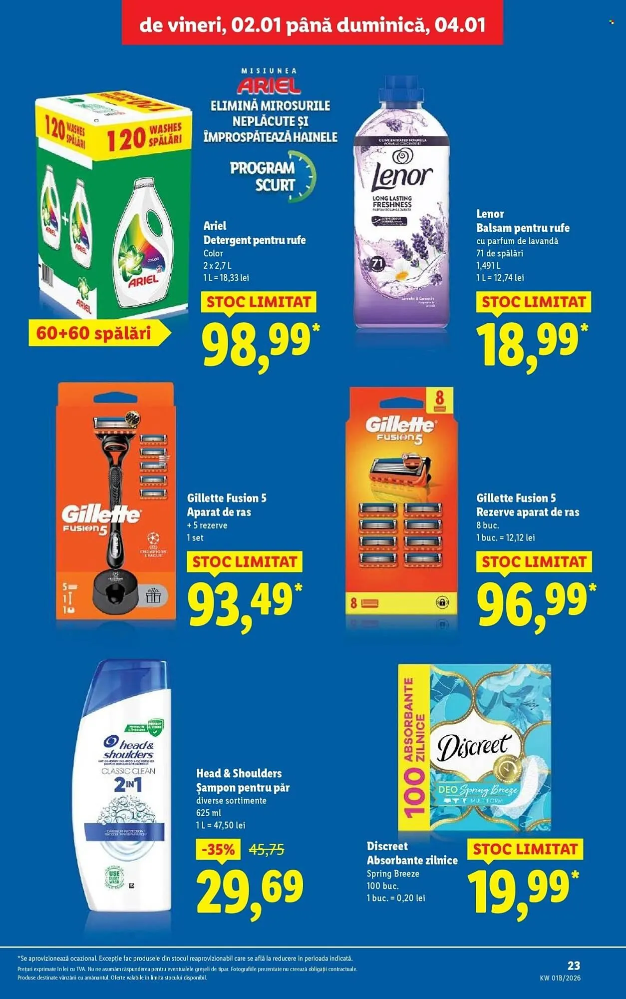 Catalog Catalog Lidl de la 2 ianuarie până la 4 ianuarie 2026 - Revista Pagina 23