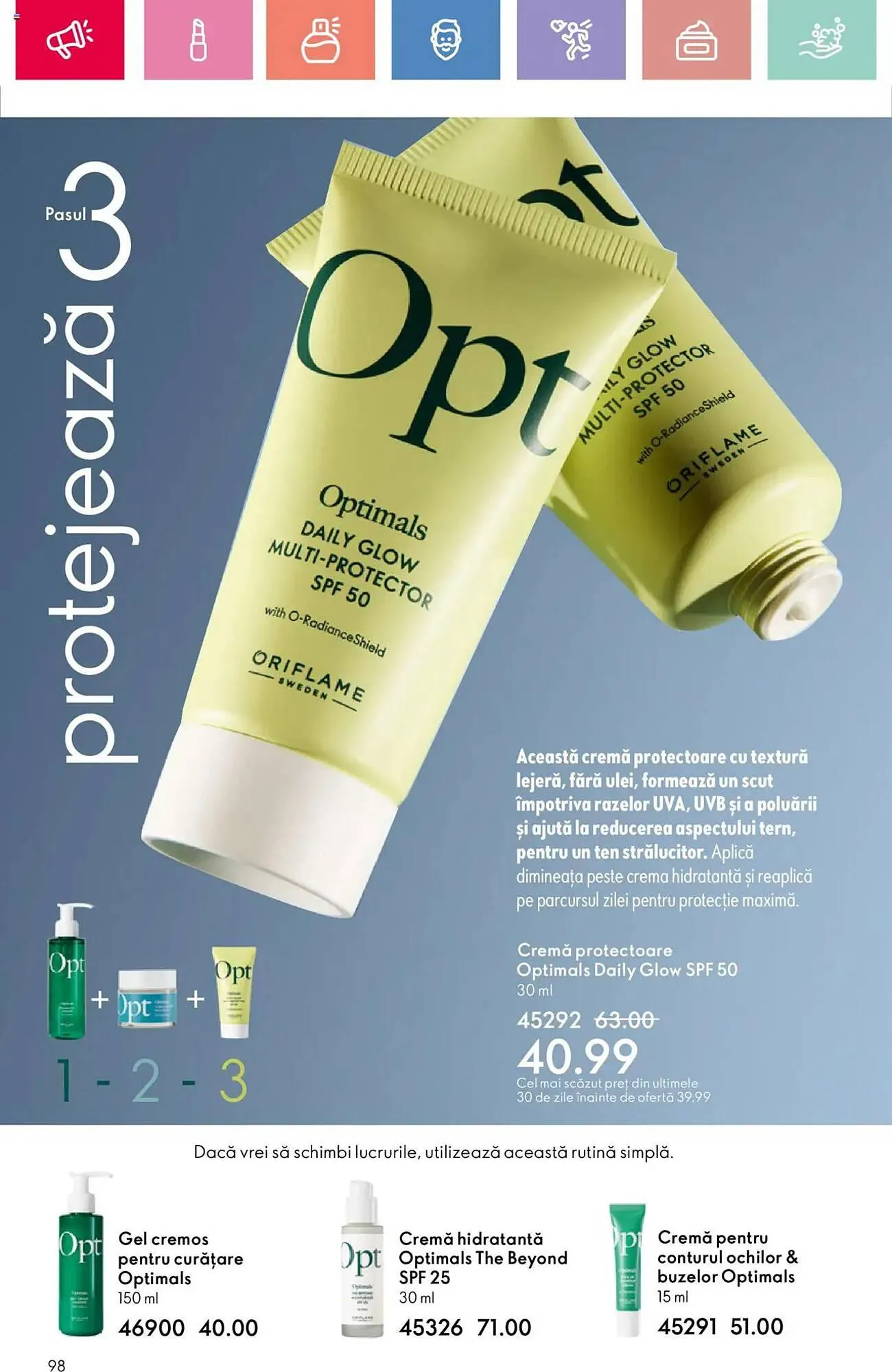 Catalog Catalog Oriflame de la 15 iunie până la 5 iulie 2025 - Revista Pagina 98