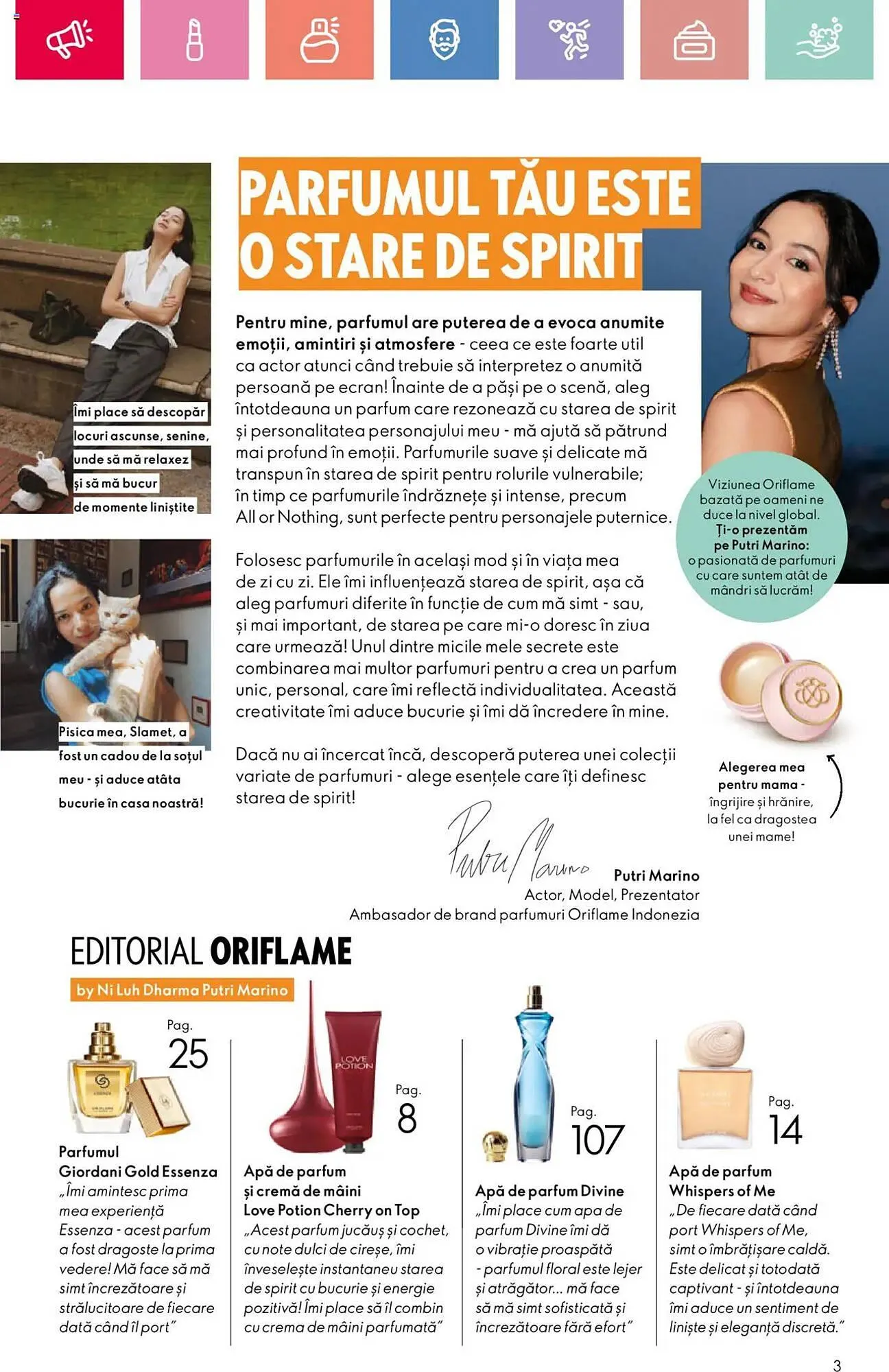 Catalog Catalog Oriflame de la 4 mai până la 24 mai 2025 - Revista Pagina 3