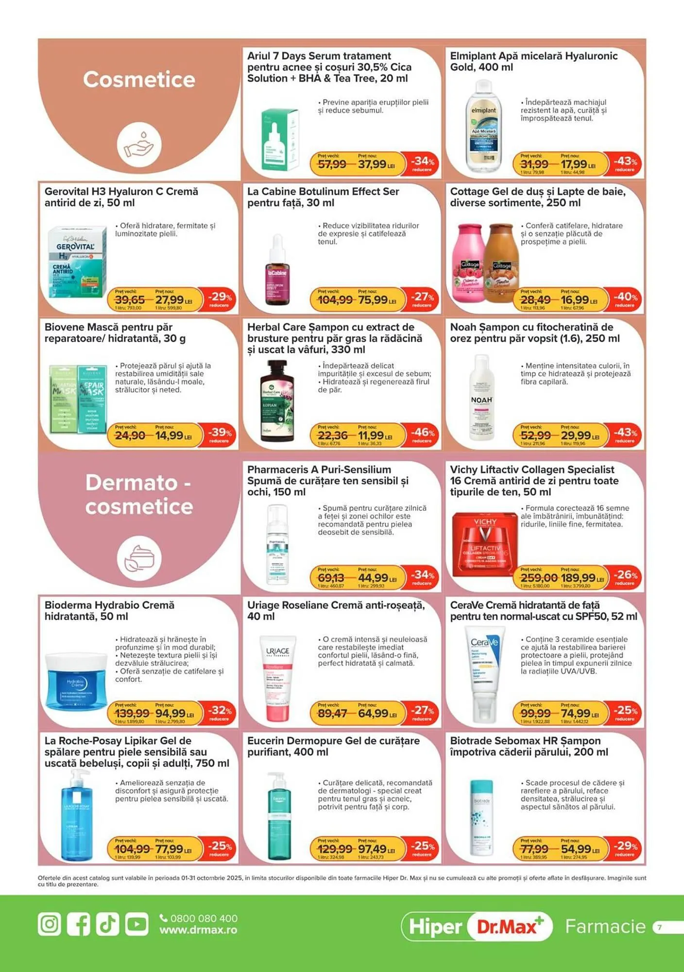 Catalog Catalog Dr.Max de la 1 octombrie până la 31 octombrie 2025 - Revista Pagina 7