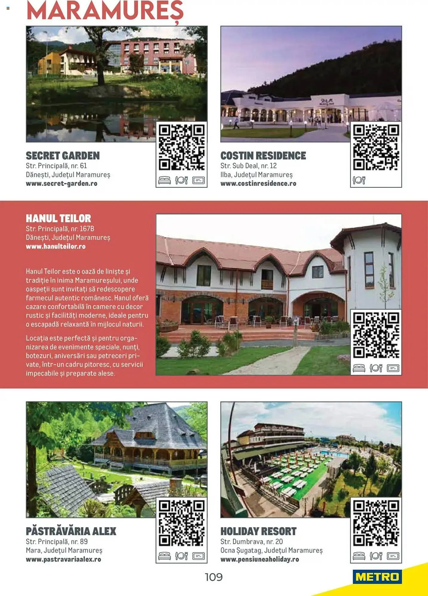 Catalog Catalog Metro de la 31 iulie până la 31 decembrie 2026 - Revista Pagina 109