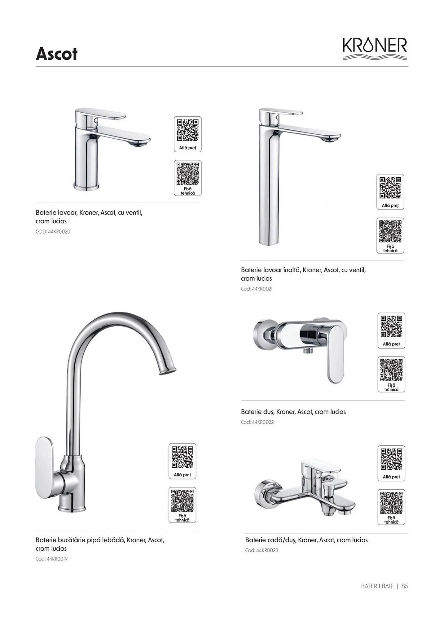 Catalog Catalog Romstal de la 1 aprilie până la 31 decembrie 2026 - Revista Pagina 85