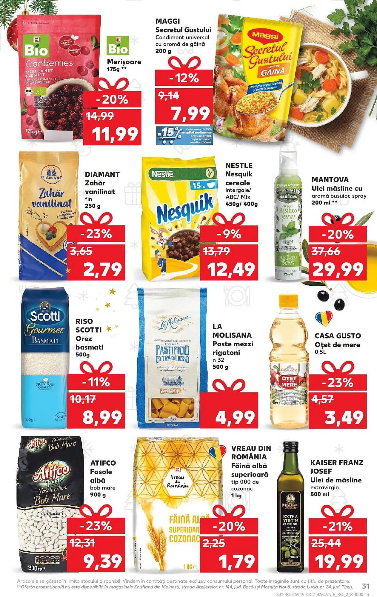 Catalog Catalog Kaufland de la 3 decembrie până la 9 decembrie 2025 - Revista Pagina 31