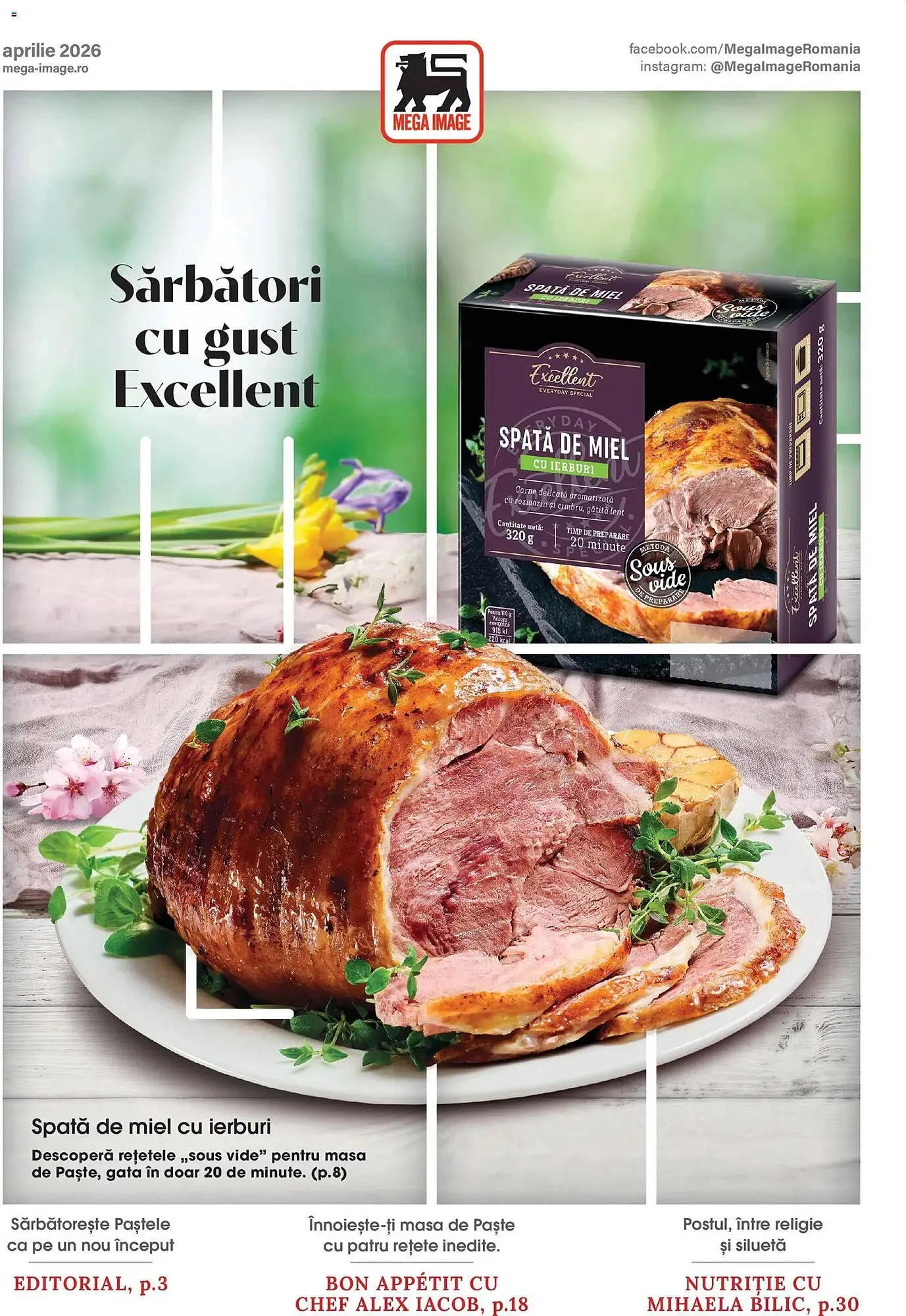 Catalog Catalog Mega Image de la 25 martie până la 21 aprilie 2026 - Revista Pagina 1
