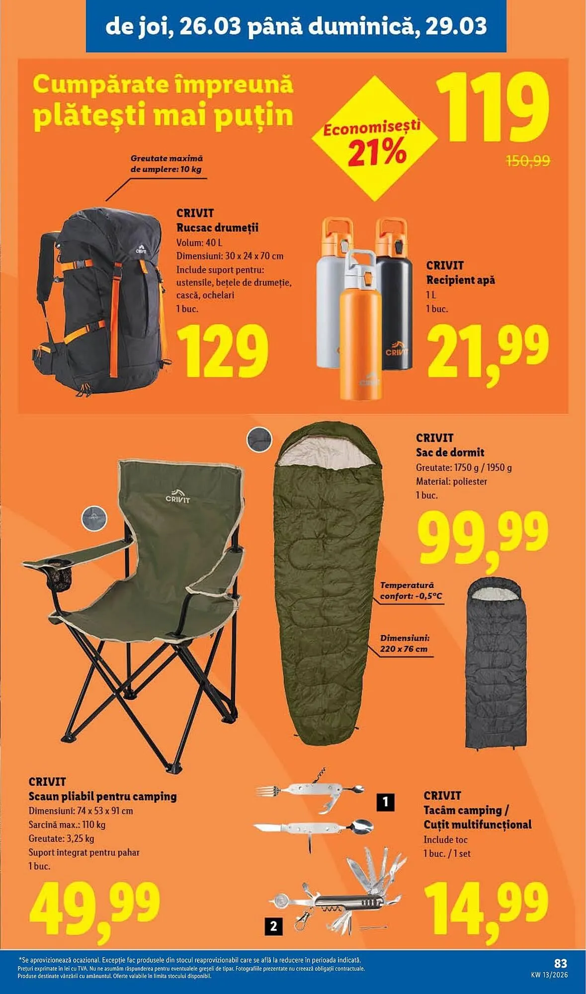 Catalog Catalog Lidl de la 23 martie până la 29 martie 2026 - Revista Pagina 83