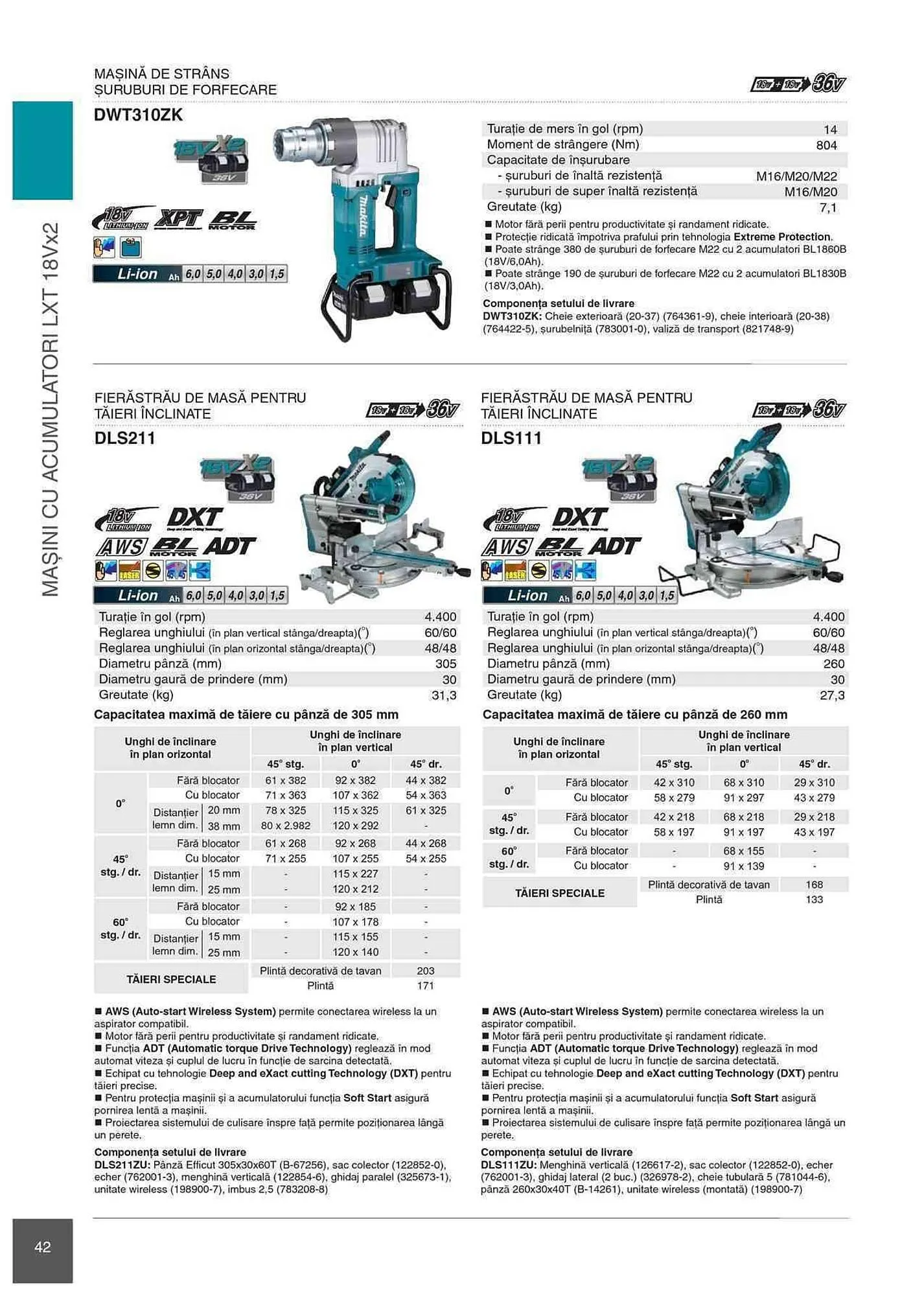 Catalog Makita catalog de la 1 ianuarie până la 31 decembrie 2023 - Revista Pagina 42
