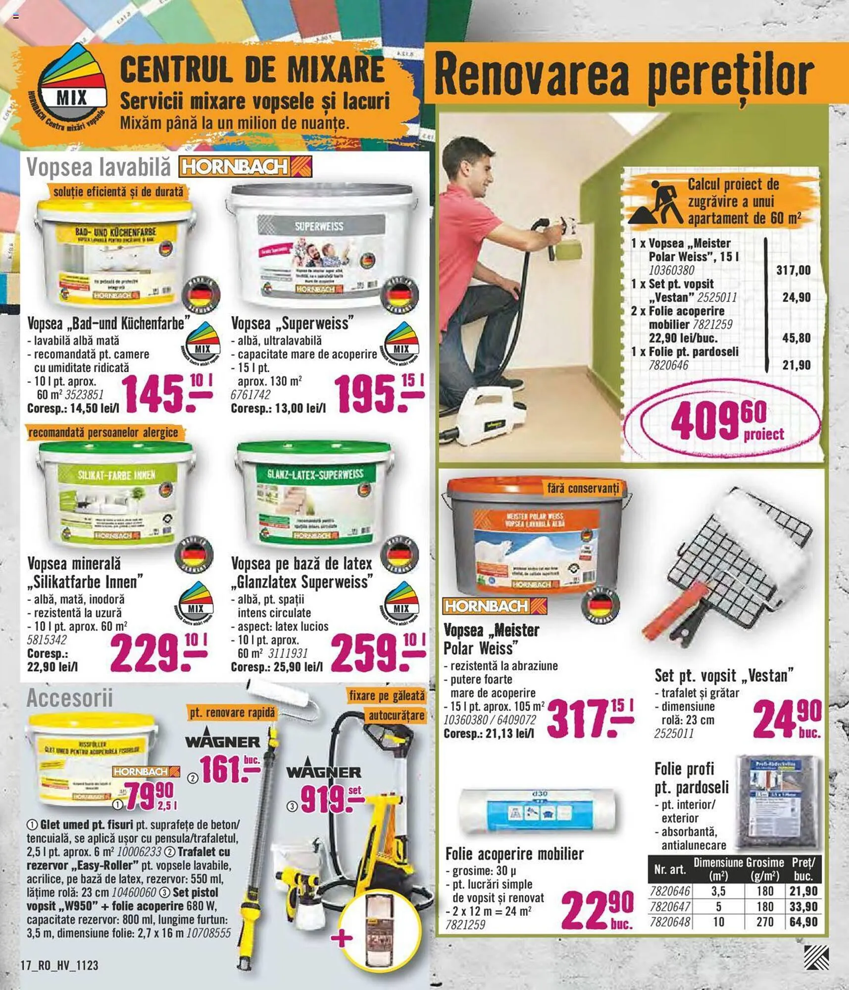 Catalog Hornbach catalog de la 6 noiembrie până la 3 decembrie 2023 - Revista Pagina 17