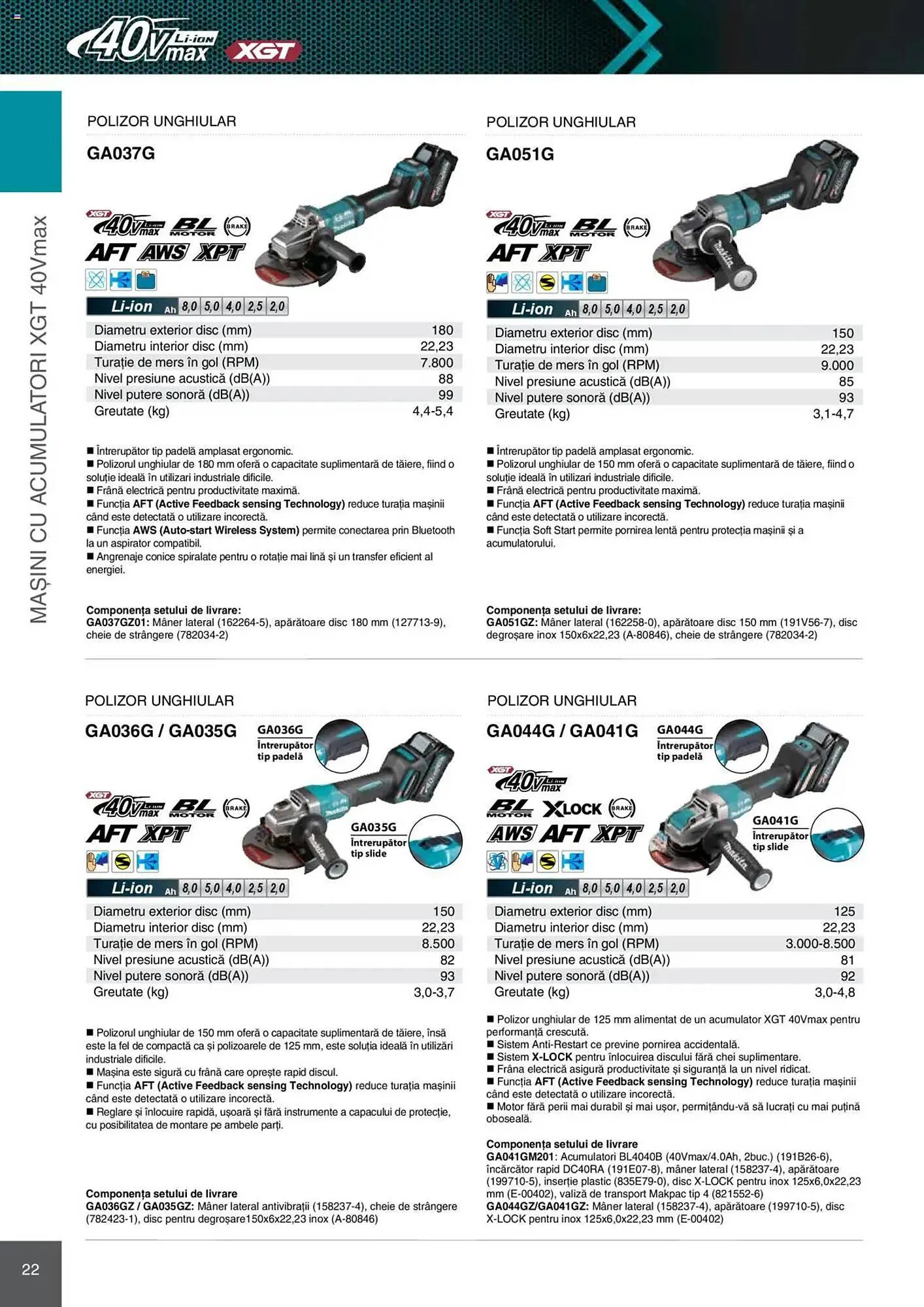 Catalog Catalog Makita de la 8 ianuarie până la 31 decembrie 2025 - Revista Pagina 22