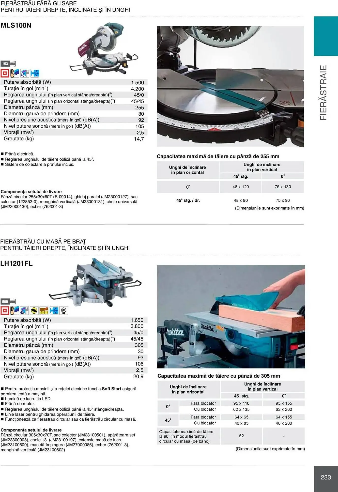 Catalog Catalog Makita de la 8 ianuarie până la 31 decembrie 2025 - Revista Pagina 233