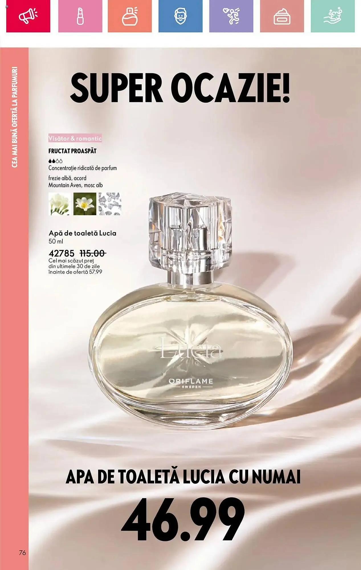 Catalog Catalog Oriflame de la 6 iulie până la 26 iulie 2025 - Revista Pagina 76