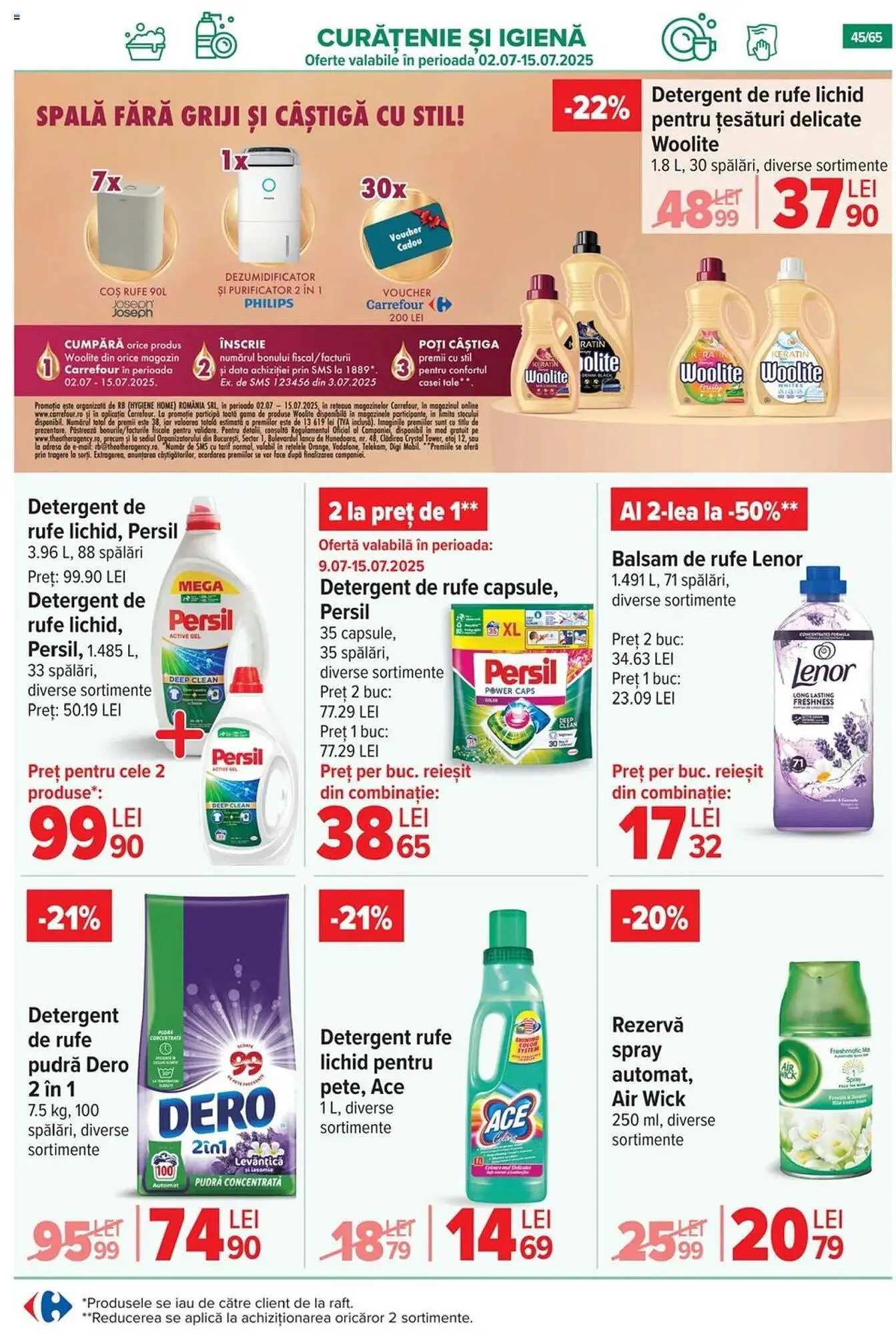 Catalog Catalog Carrefour de la 8 iulie până la 15 iulie 2025 - Revista Pagina 45
