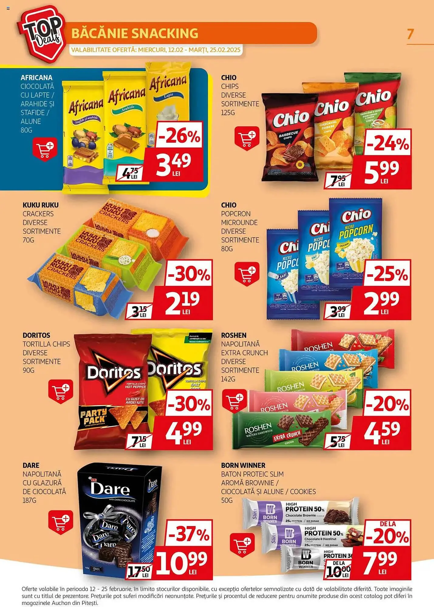 Catalog Catalog Auchan de la 12 februarie până la 25 februarie 2025 - Revista Pagina 7
