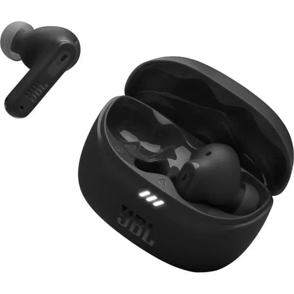 Casti JBL Tune Beam 2, True Wireless, Bluetooth, In-Ear, Microfon, Noise Cancelling, negru