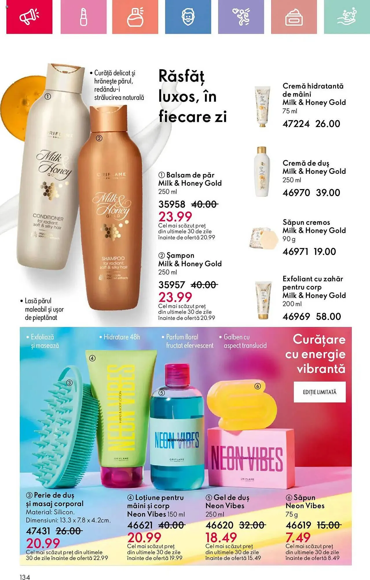 Catalog Catalog Oriflame de la 26 iulie până la 19 august 2025 - Revista Pagina 134