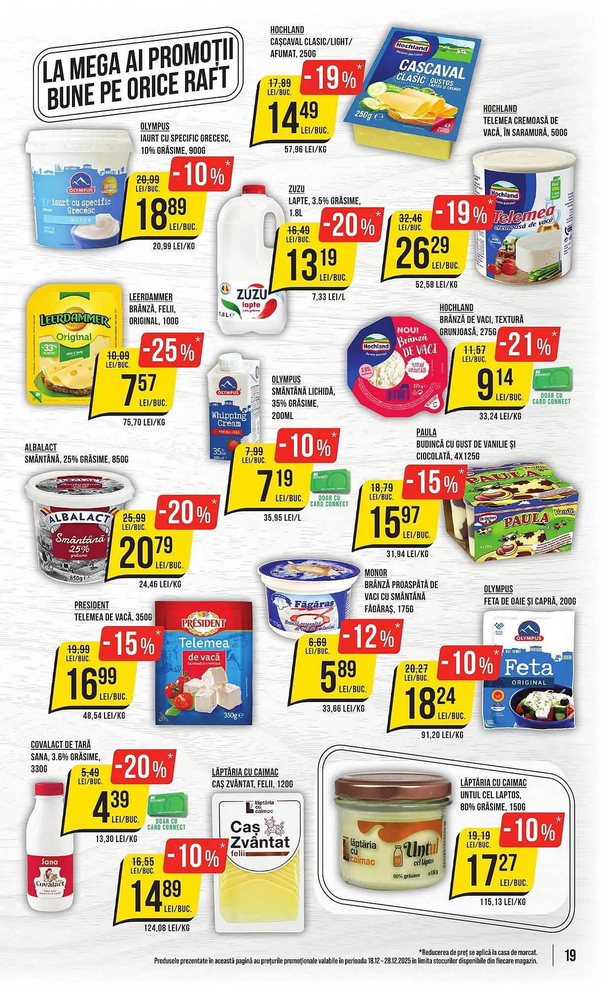 Catalog Catalog Mega Image de la 18 decembrie până la 28 decembrie 2025 - Revista Pagina 19