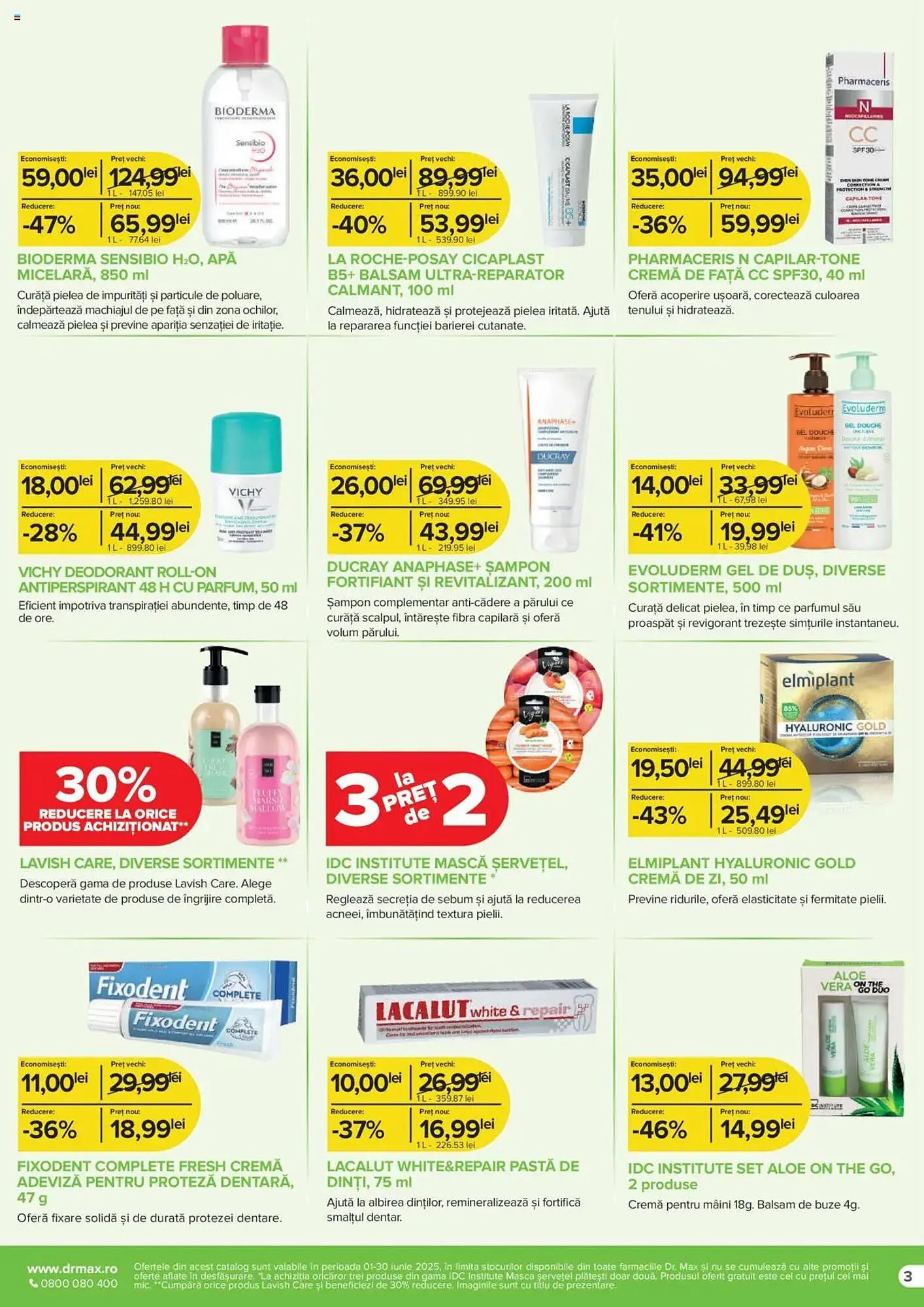 Catalog Catalog Dr.Max de la 1 iunie până la 30 iunie 2025 - Revista Pagina 3