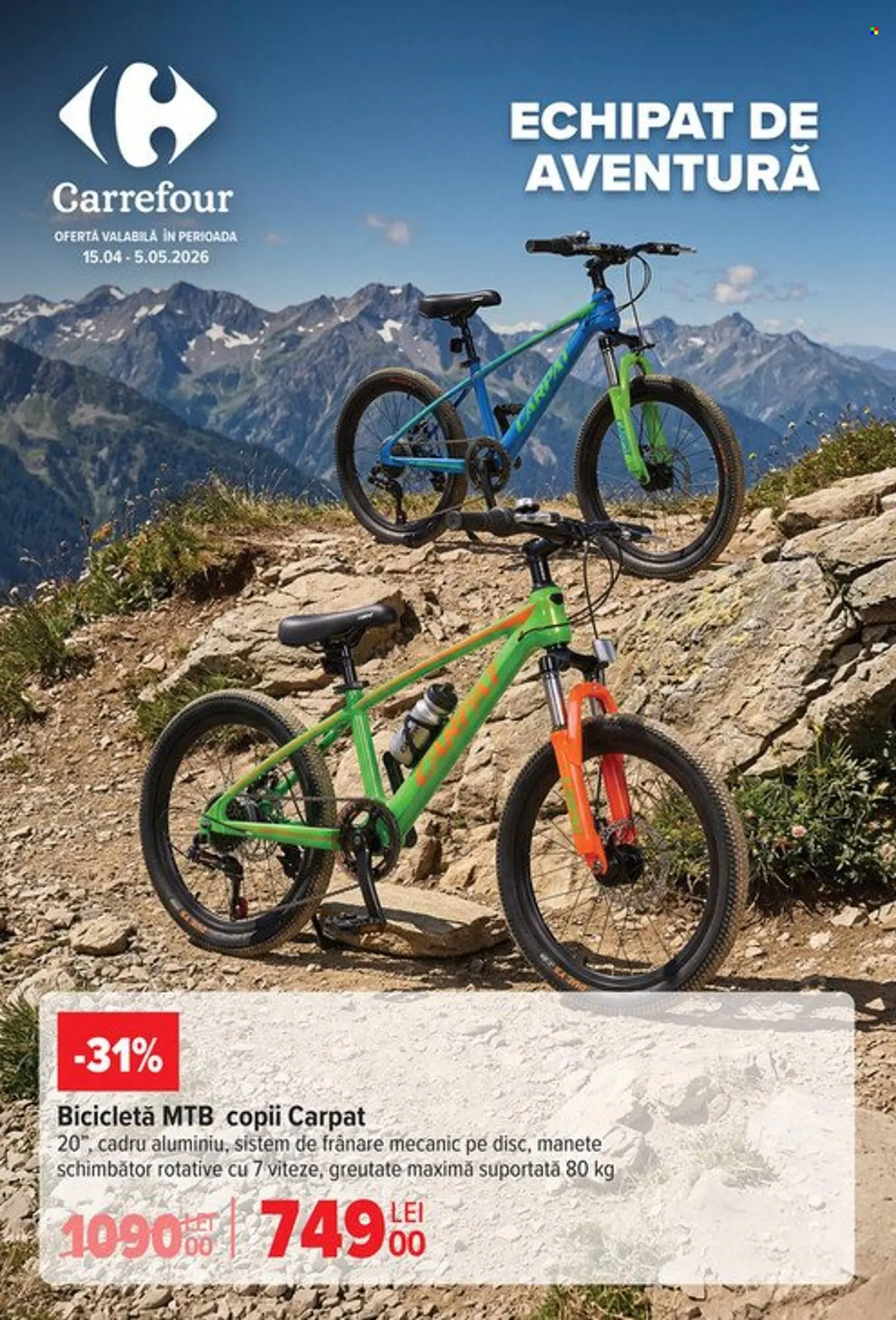 Catalog Catalog Carrefour de la 15 aprilie până la 5 mai 2026 - Revista Pagina 1