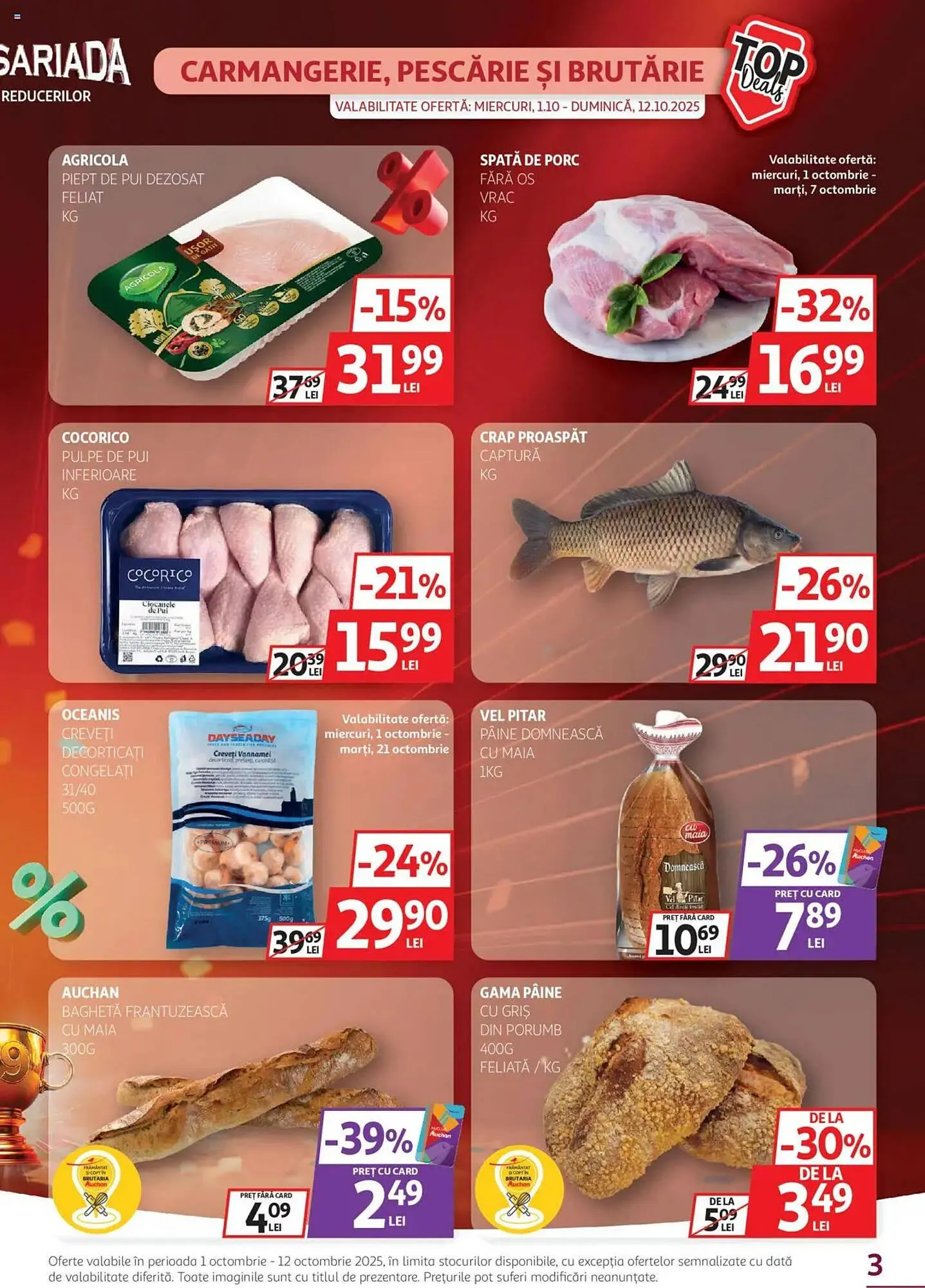 Catalog Catalog Auchan de la 1 octombrie până la 12 octombrie 2025 - Revista Pagina 3