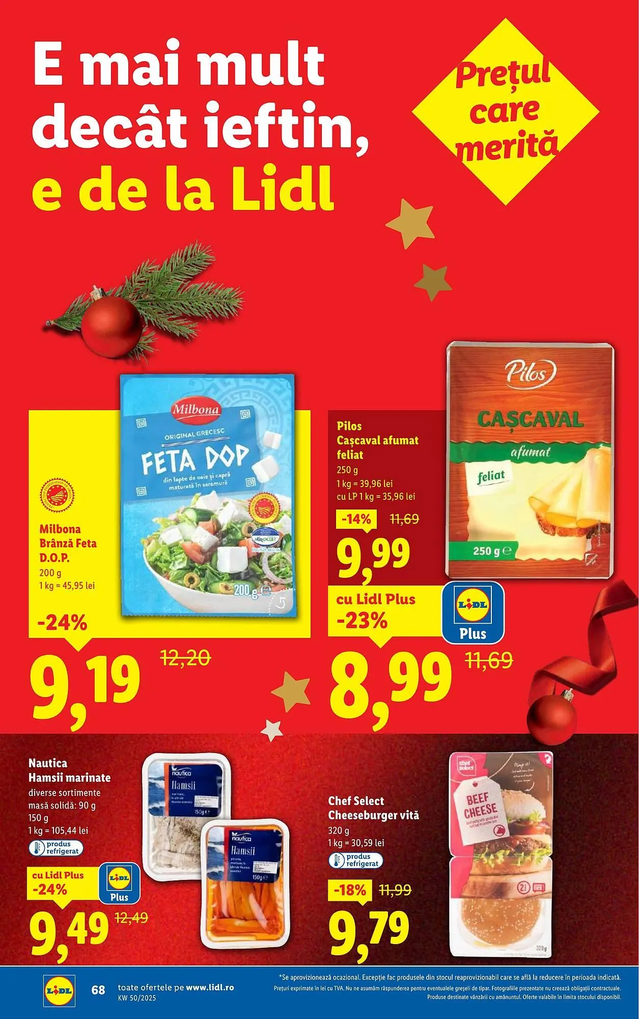 Catalog Catalog Lidl de la 8 decembrie până la 14 decembrie 2025 - Revista Pagina 68