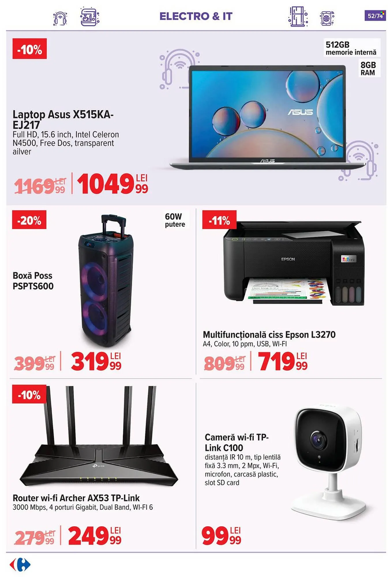 Catalog Catalog Carrefour de la 7 mai până la 20 mai 2025 - Revista Pagina 52