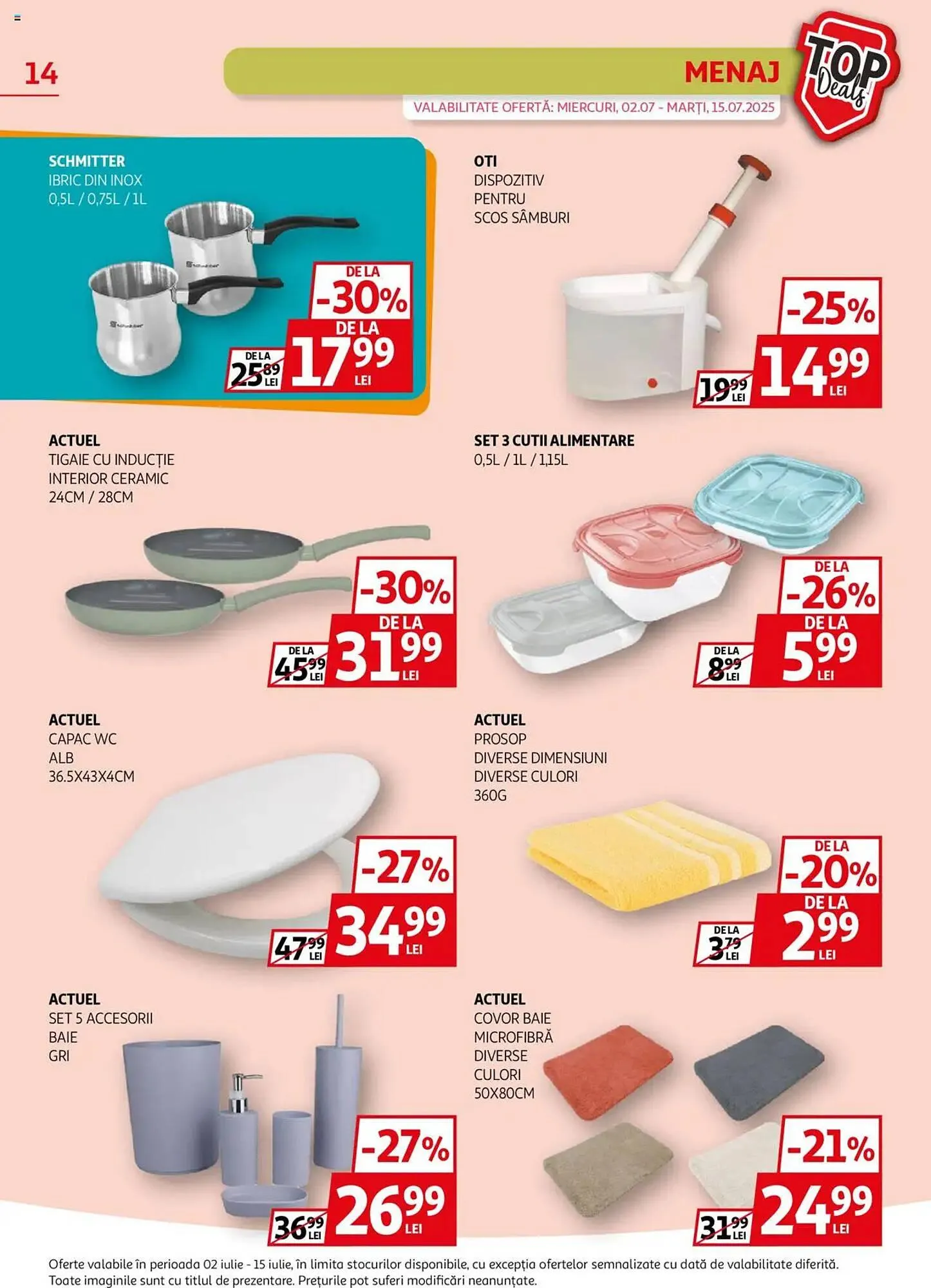 Catalog Catalog Auchan de la 1 iulie până la 15 iulie 2025 - Revista Pagina 14