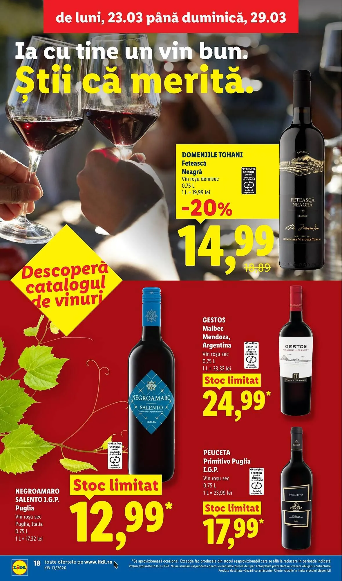 Catalog Catalog Lidl de la 23 martie până la 29 martie 2026 - Revista Pagina 18