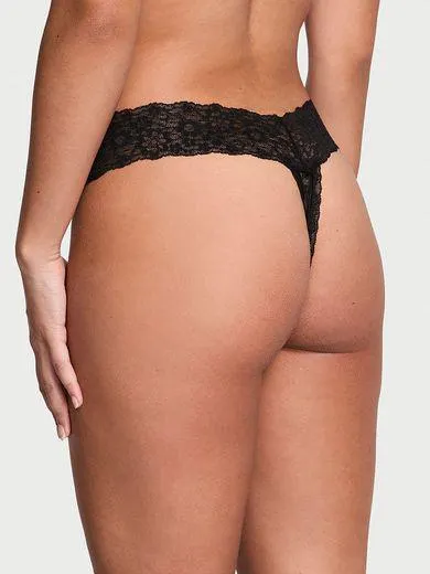 Chiloți Tanga cu laterale din dantelă Posey