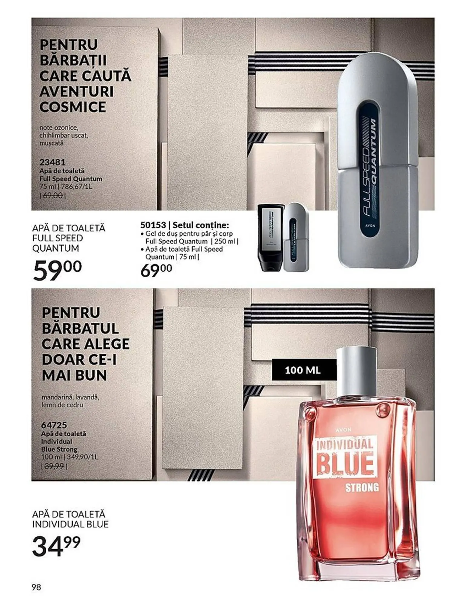 Catalog Avon catalog de la 1 septembrie până la 30 septembrie 2023 - Revista Pagina 98