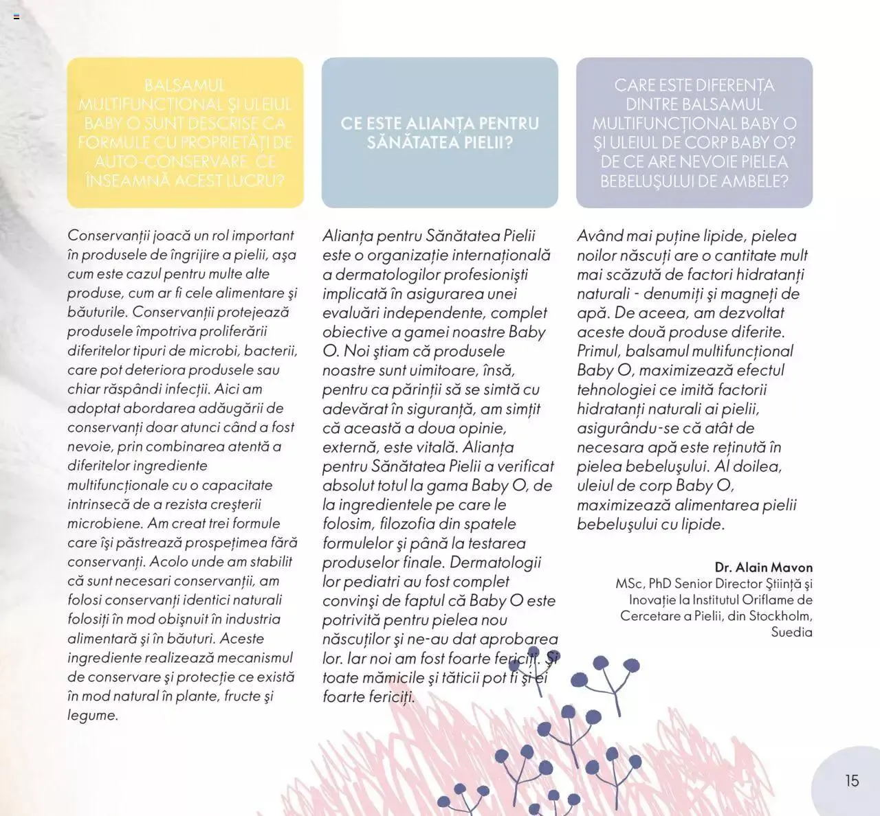 Catalog Oriflame catalog - Ghid Baby O de la 10 martie până la 31 decembrie 2023 - Revista Pagina 15