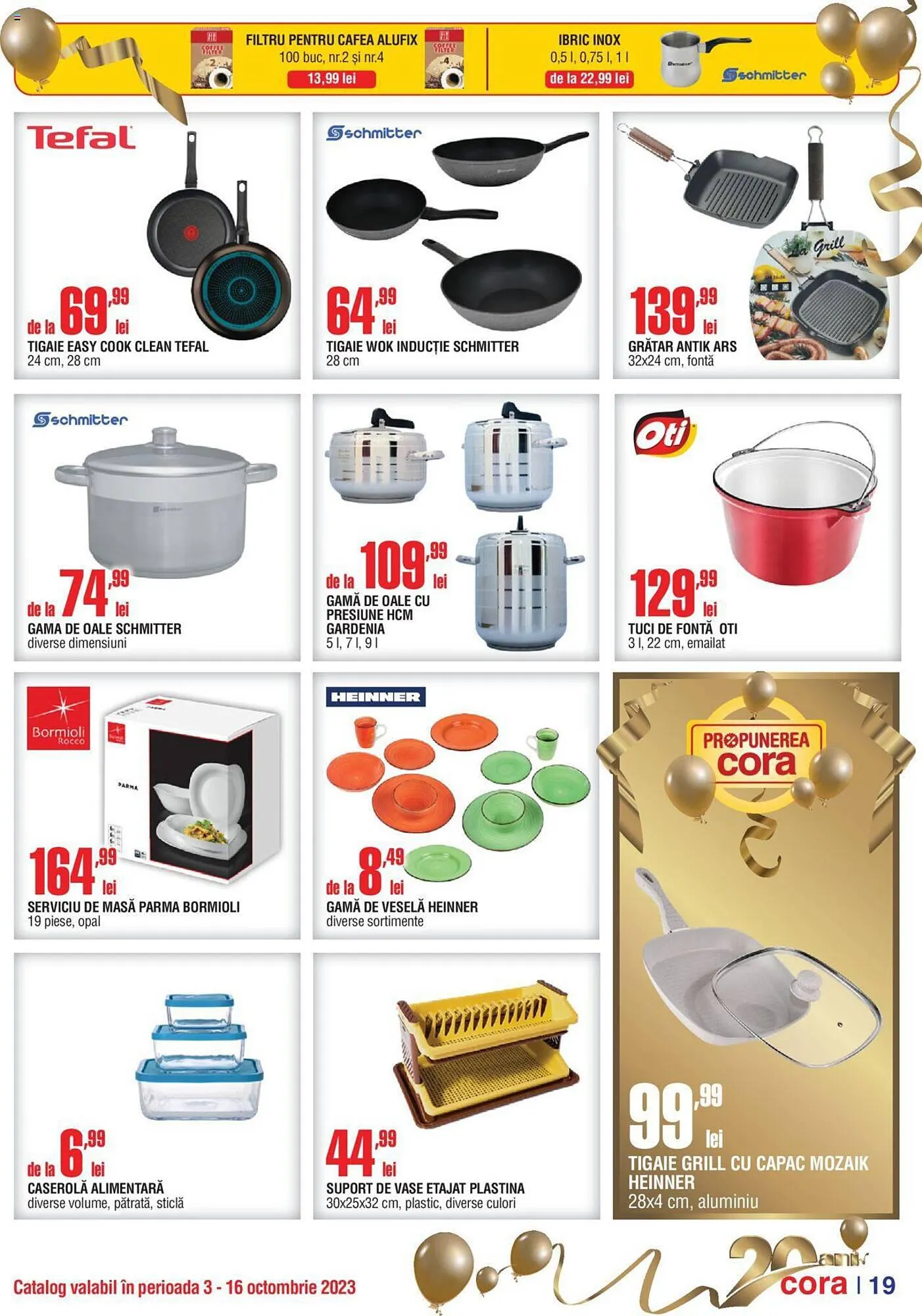 Catalog Cora catalog de la 3 octombrie până la 16 octombrie 2023 - Revista Pagina 19