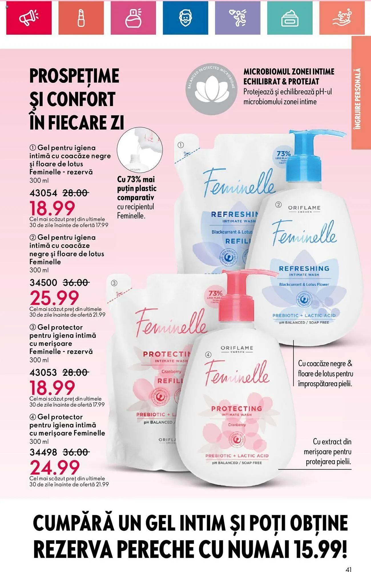 Catalog Oriflame catalog de la 28 mai până la 17 iunie 2024 - Revista Pagina 41
