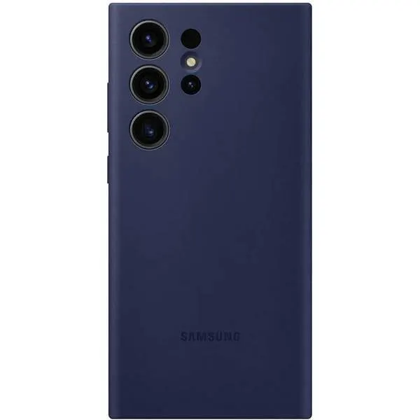 Husa telefon SAMSUNG Silicone Case pentru Galaxy S23 Ultra, EF-PS918TNEGWW, Navy