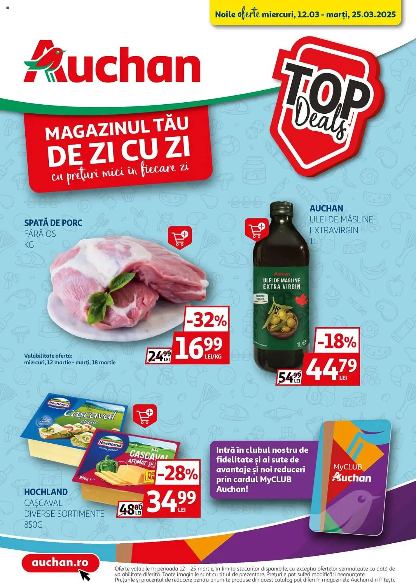 Catalog Catalog Auchan de la 12 martie până la 25 martie 2025 - Revista Pagina 1